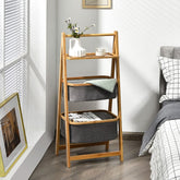 Bambu Sepetli Organizer 3 Katlı 97 x 45 Cm Raf